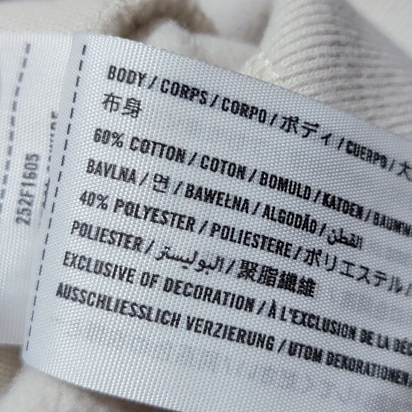 Abercrombie Kids LS Beige Pullover Hoodie - Size 13/14 NWT - Picture 8 of 8